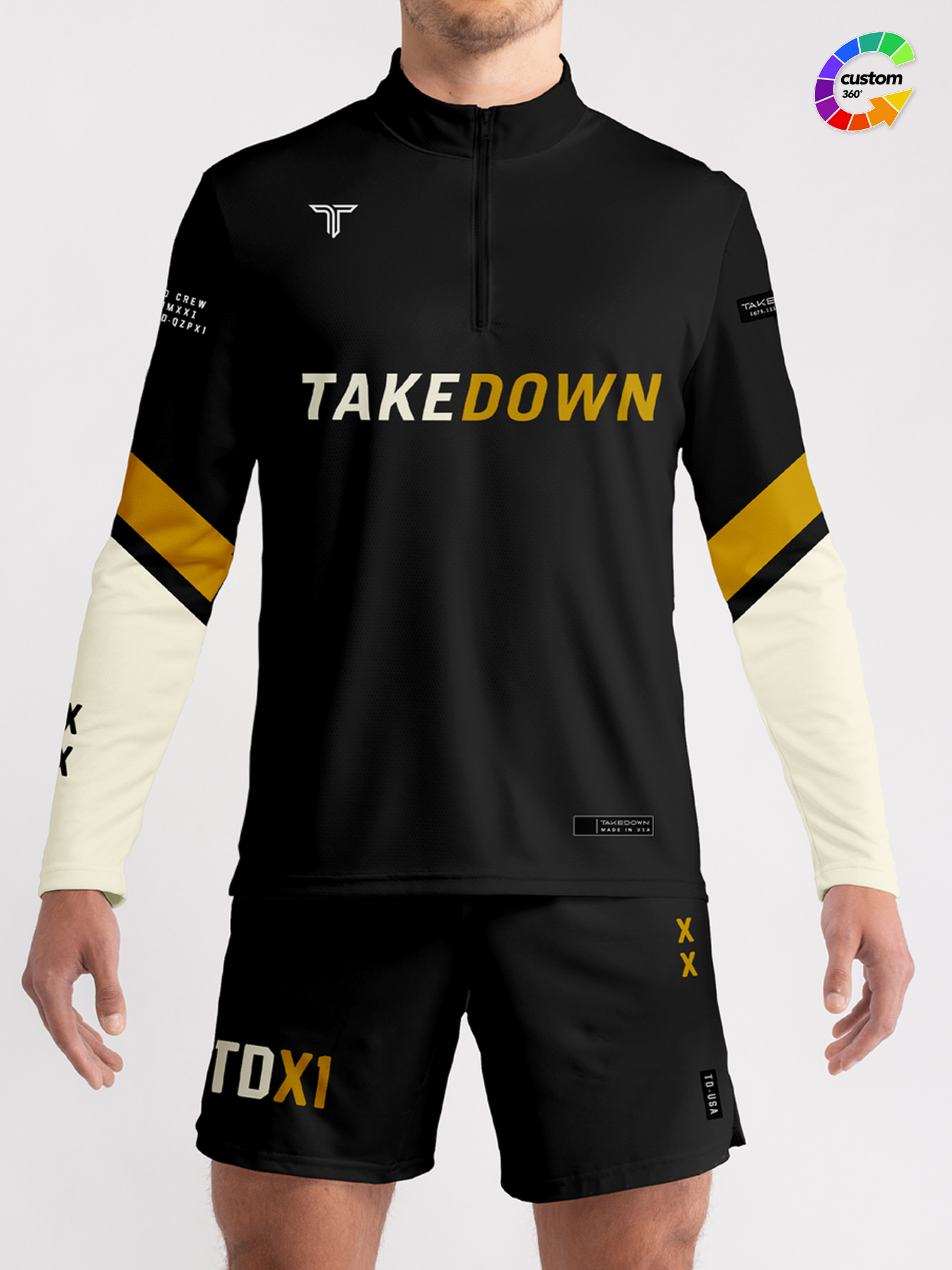 TD-QZ-006 360° Custom Quarter Zip