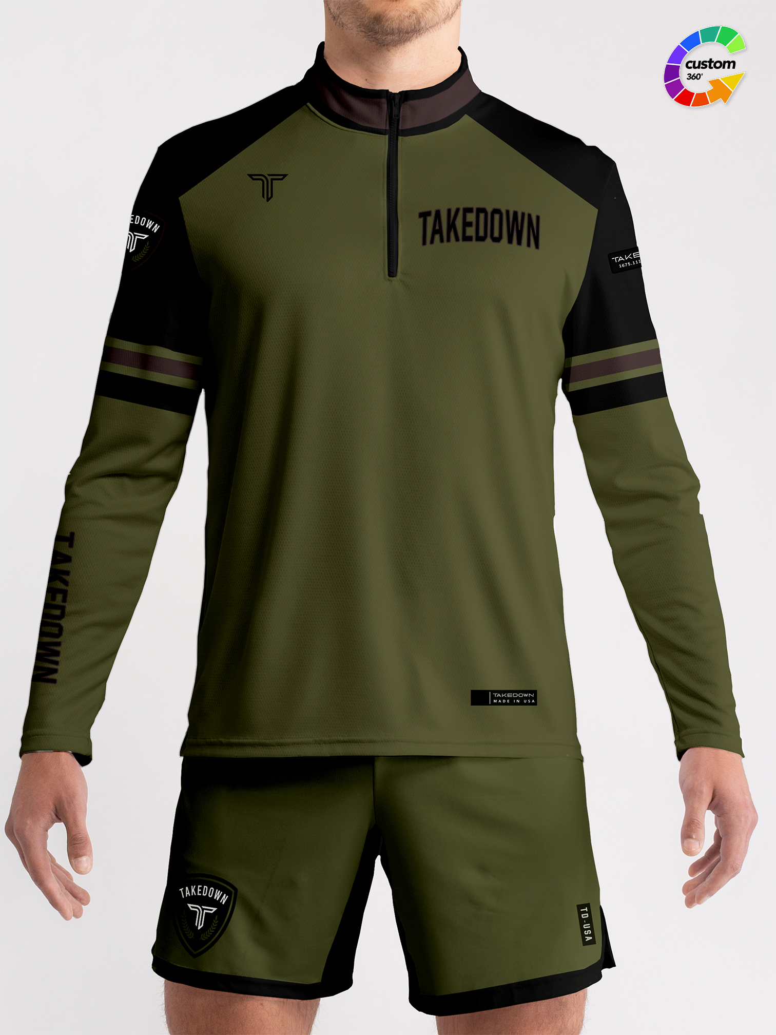 TD-QZ-009 360° Custom Quarter Zip
