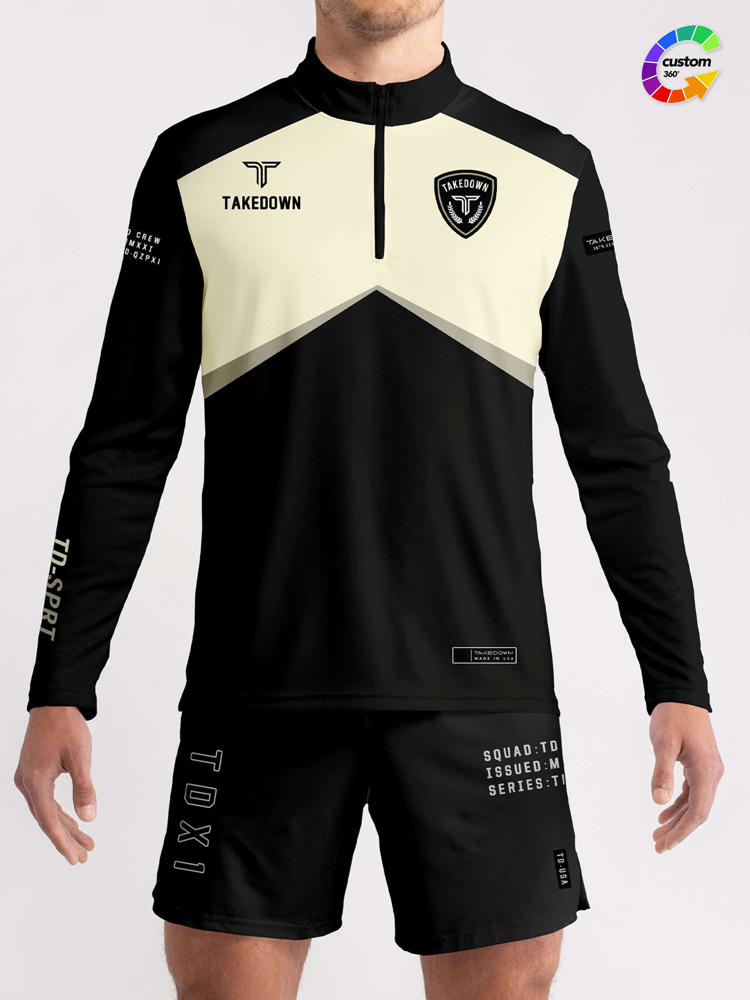 TD-QZ-015 360° Custom Quarter Zip