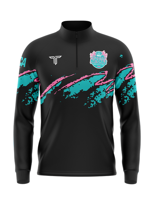 2026 NHSCA Nationals Quarter Zip - Black *PREORDER*