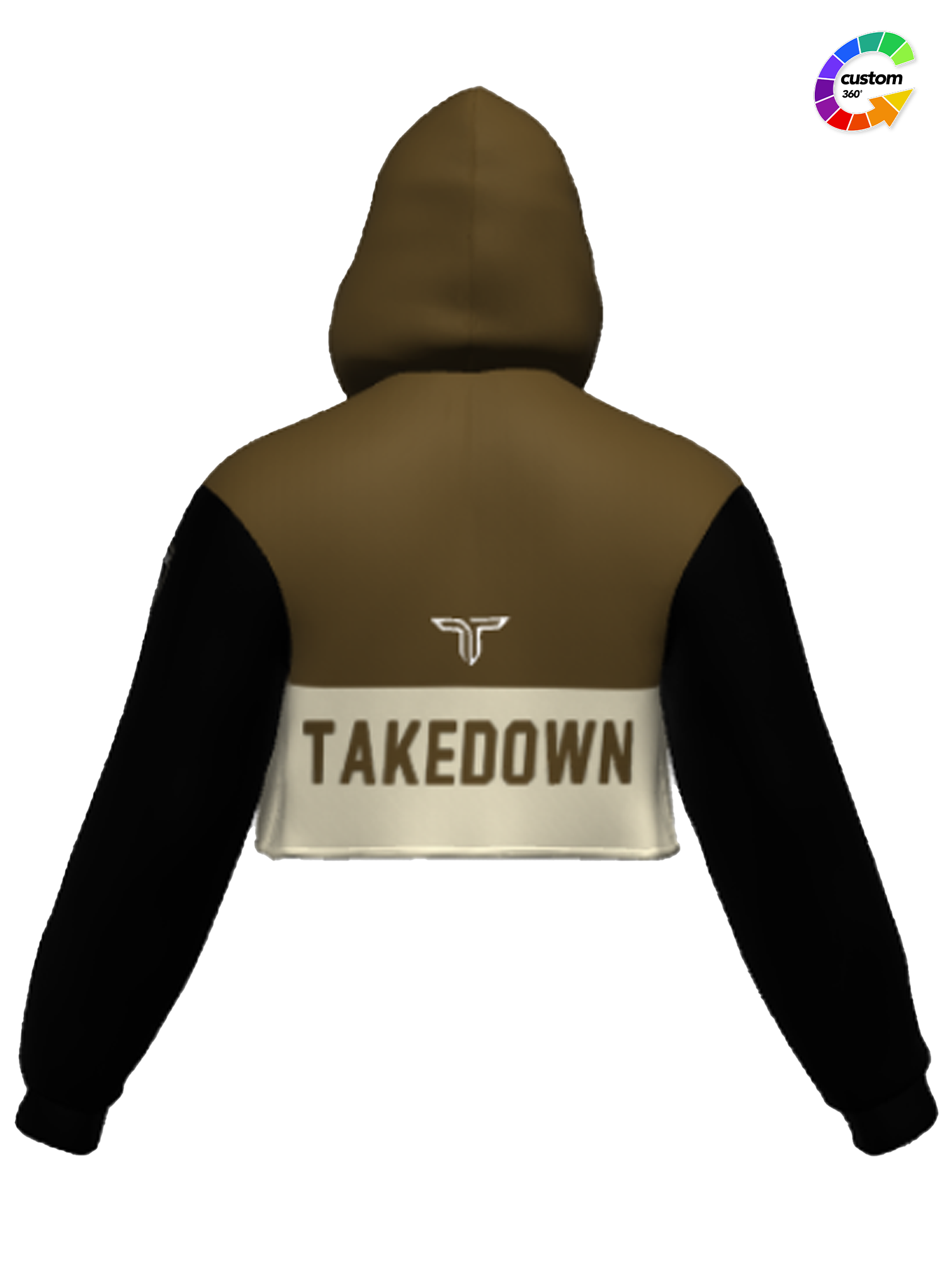 TD-CRPHD-001 360° Custom Cropped Hoodie