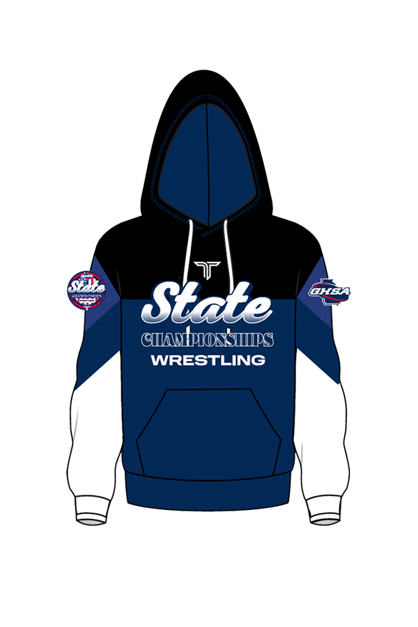 2026 GHSA State Sublimated Hoodie - Navy