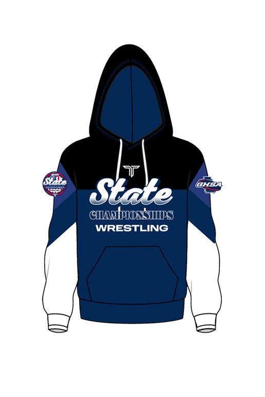 2026 GHSA State Sublimated Hoodie - Navy