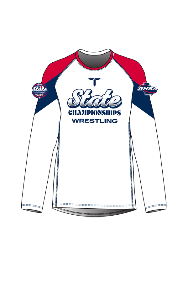 2026 GHSA State Long Sleeve Performance Top - Red