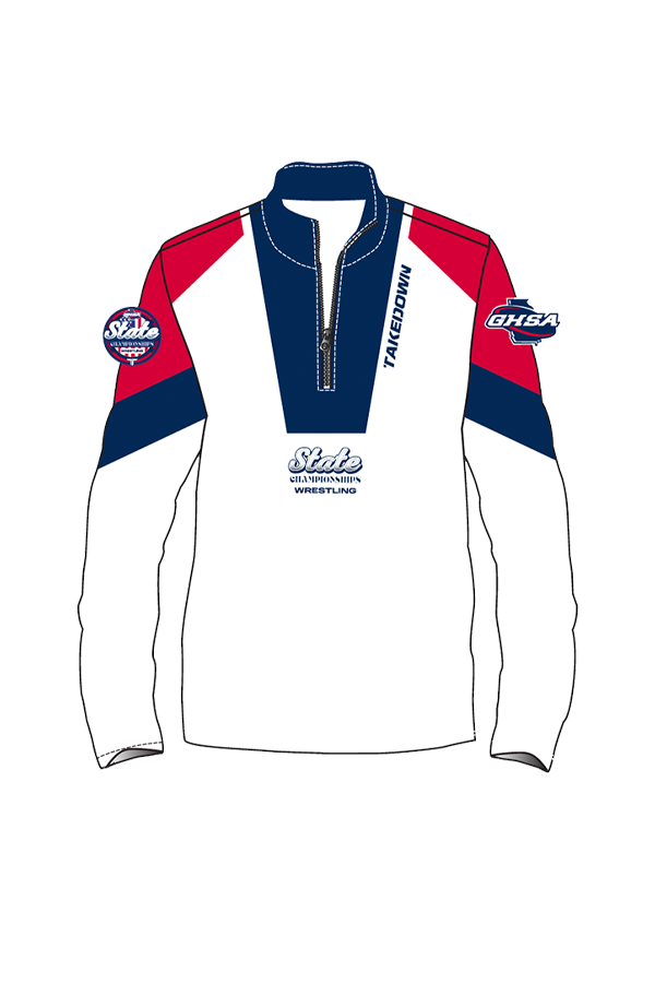 2026 GHSA State Quarter Zip - Red