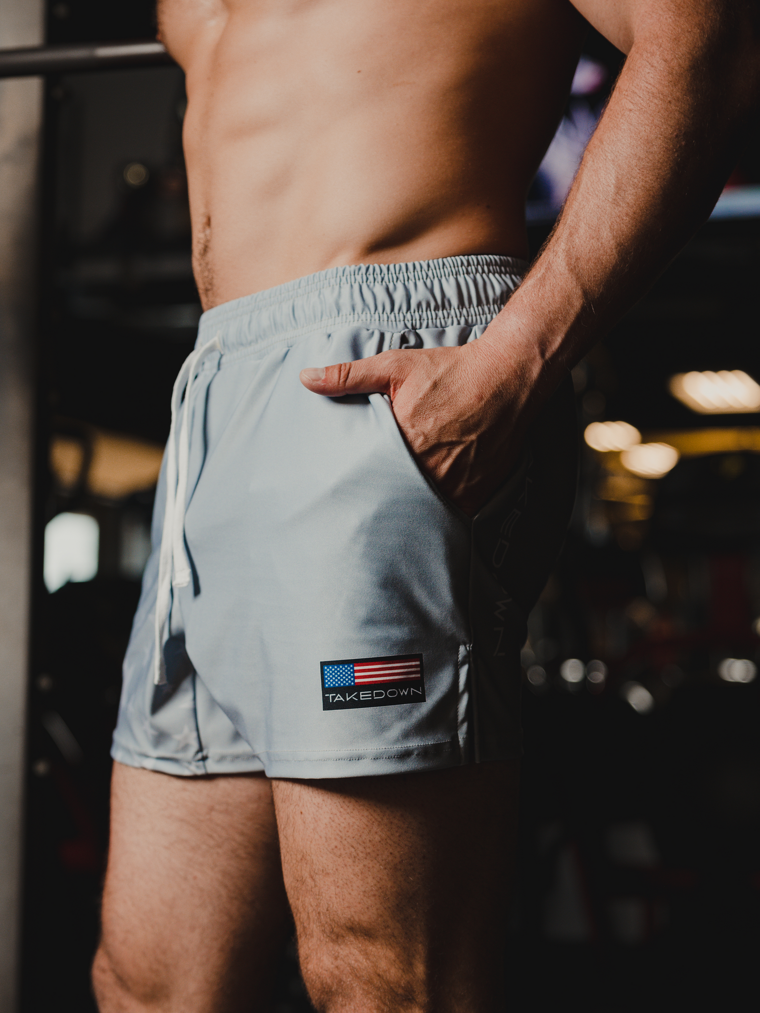 Gym Star Gym Shorts - Grey (5"&7" Inseam)