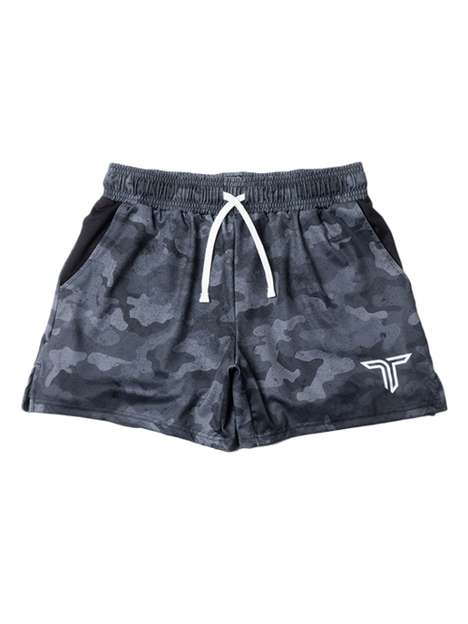 Urban Camo Gym Shorts (5” & 7” Inseam) - Black