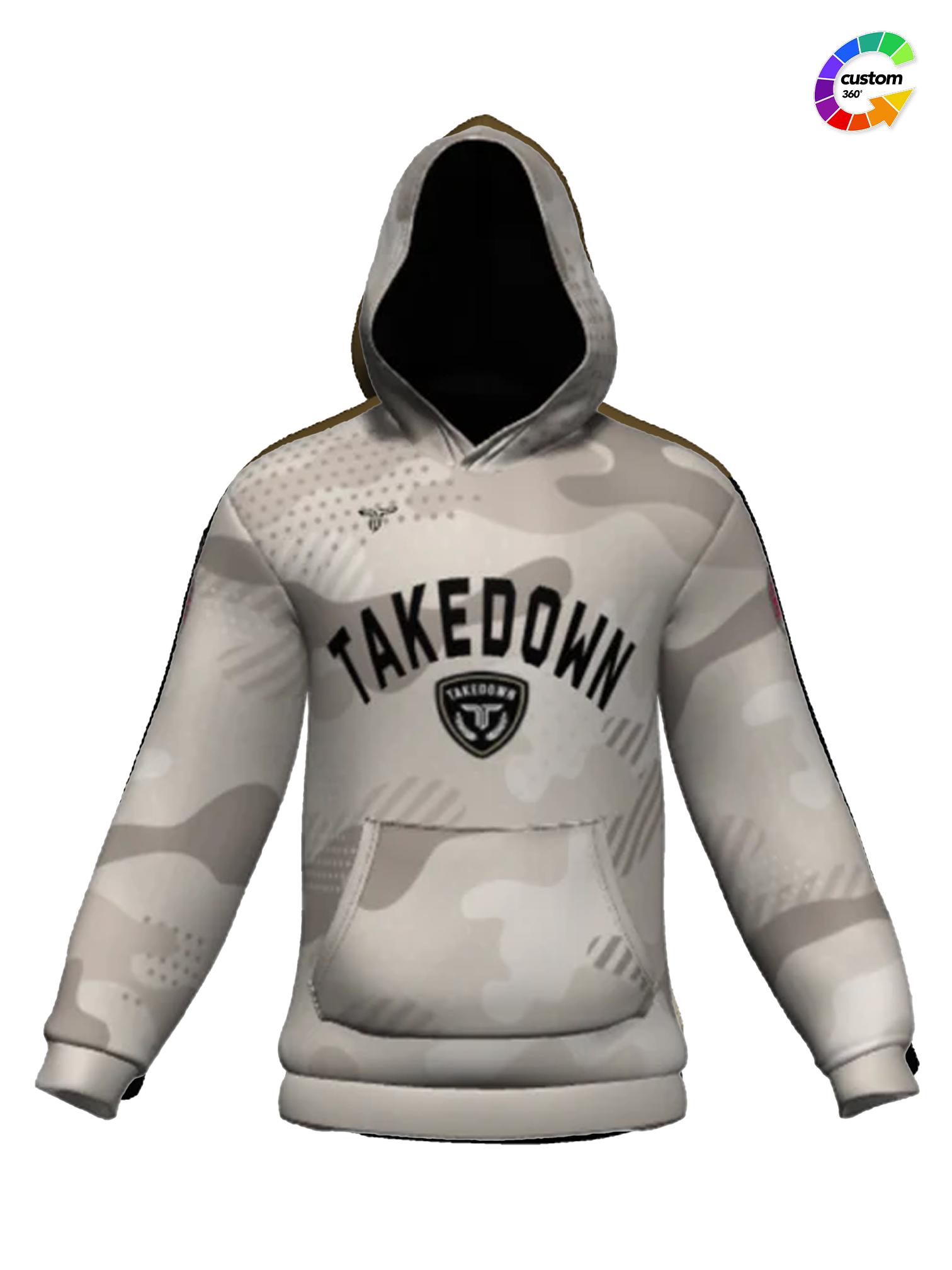 TD-HD-003 360° Custom Hoodie