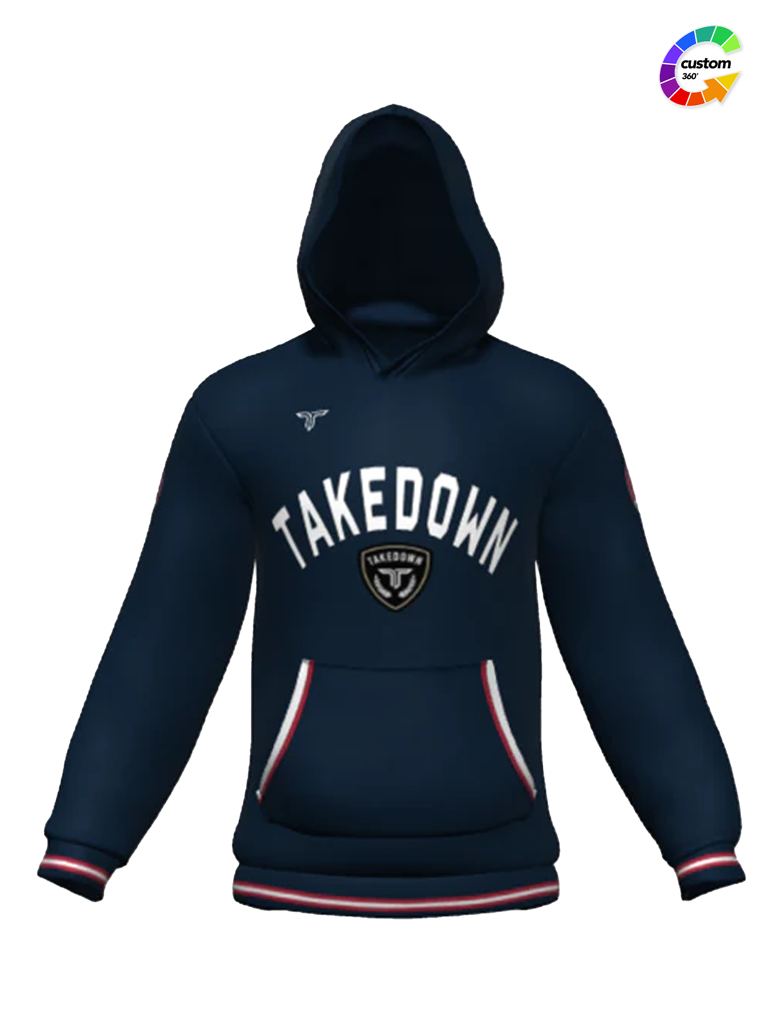 TD-HD-004 360° Custom Hoodie
