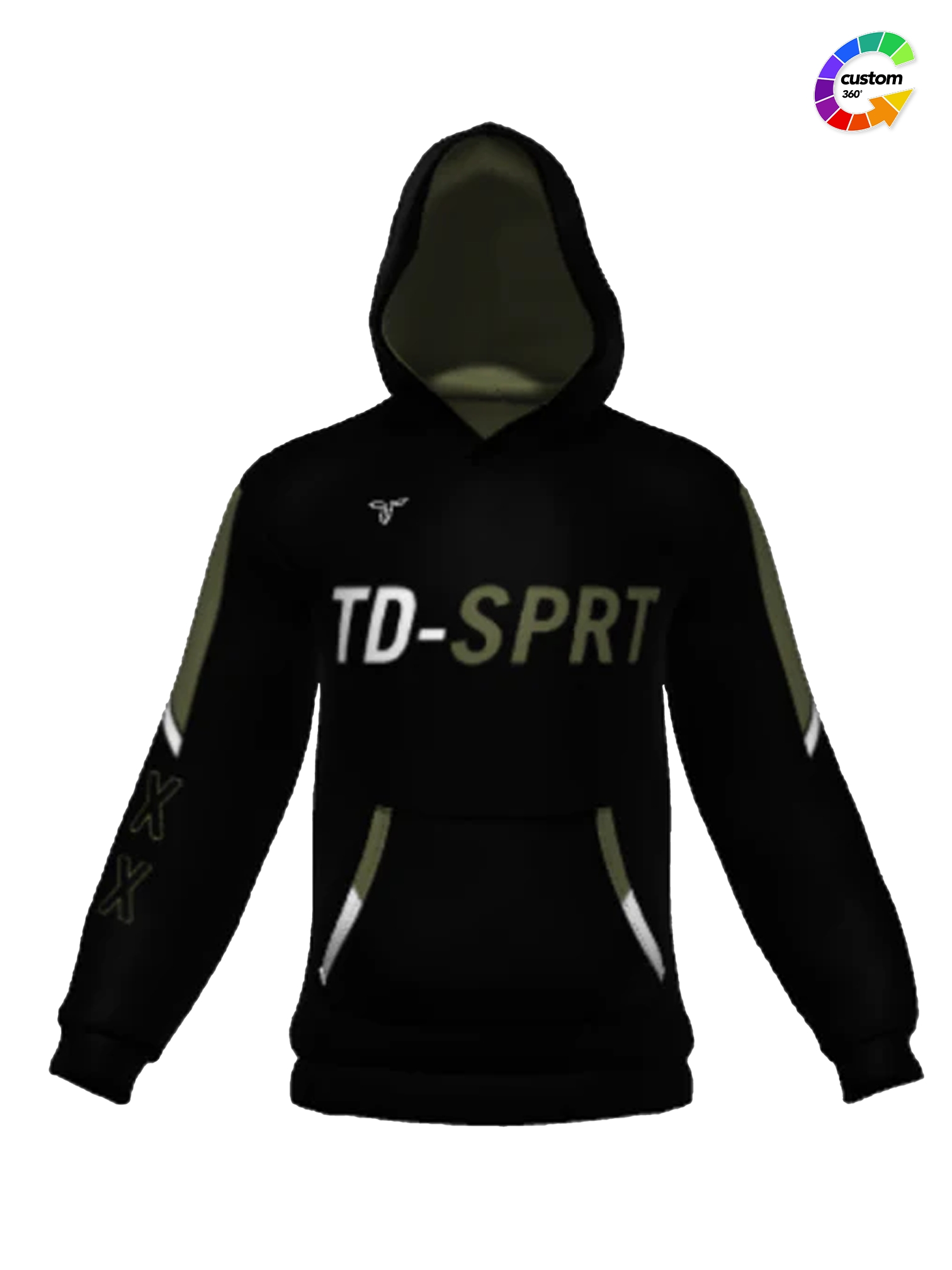 TD-HD-010 360° Custom Hoodie
