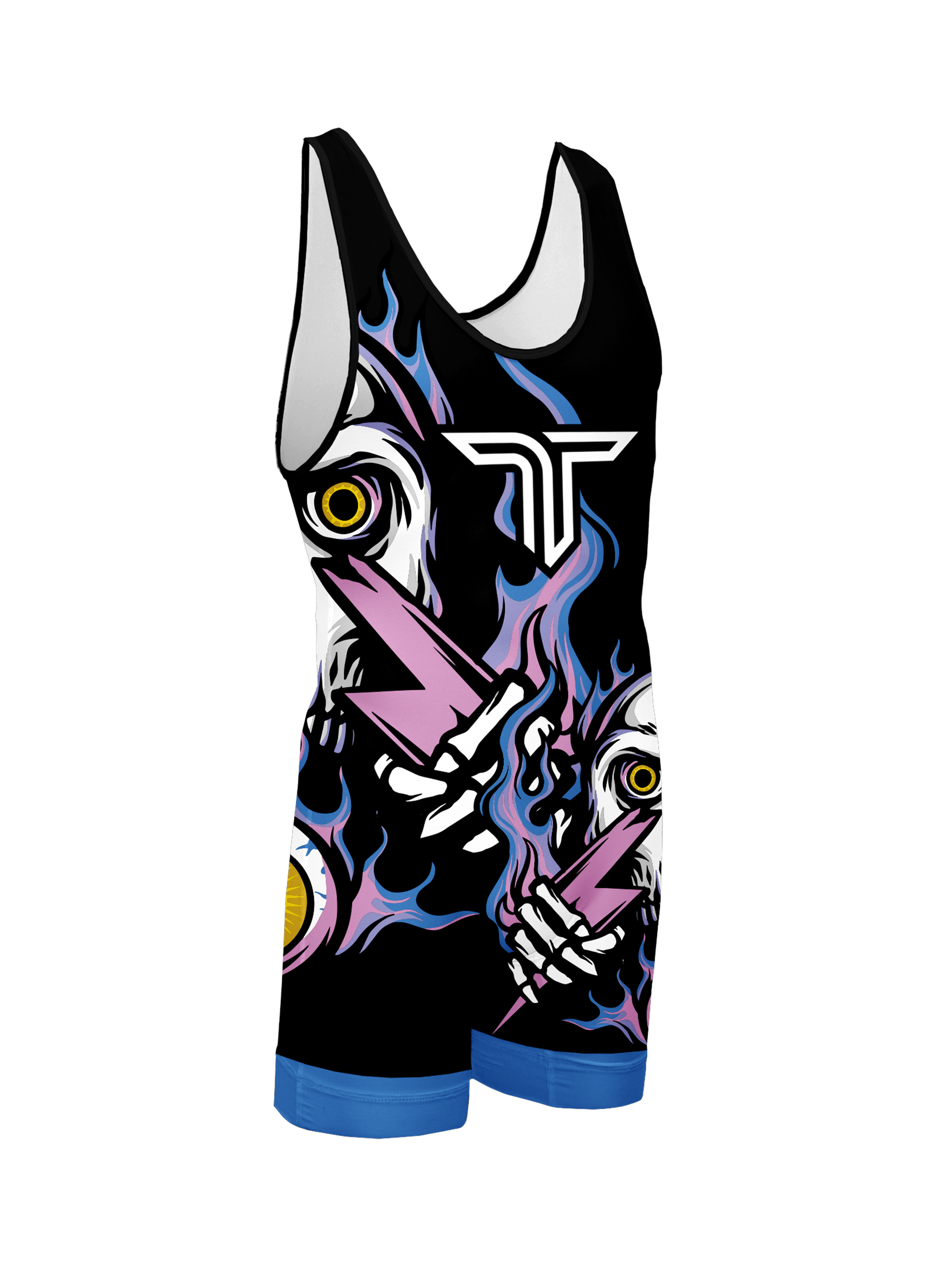 Lightning Skull Wrestling Singlet
