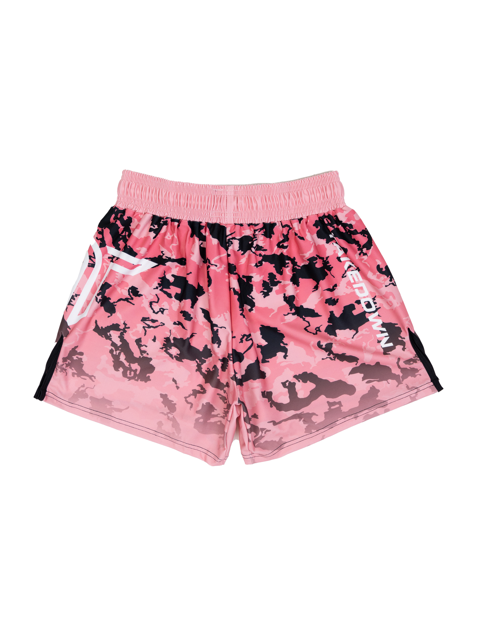 Particle Camo Women's Fight Shorts - Malibu Pink (3" & 5" Inseam)