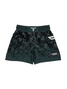 Particle Camo Women's Fight Shorts - Moss (3" & 5" Inseam)
