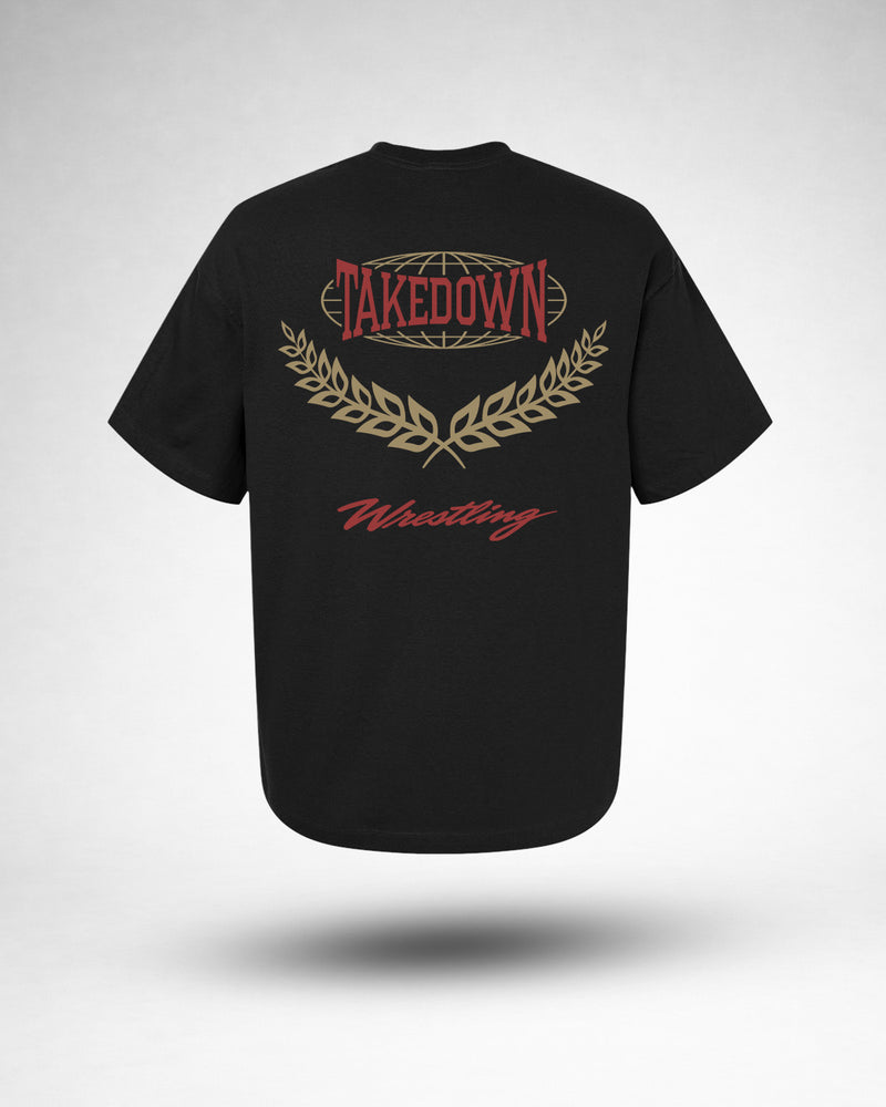 Takedown Wrestling Victory Oversized Tee - Black