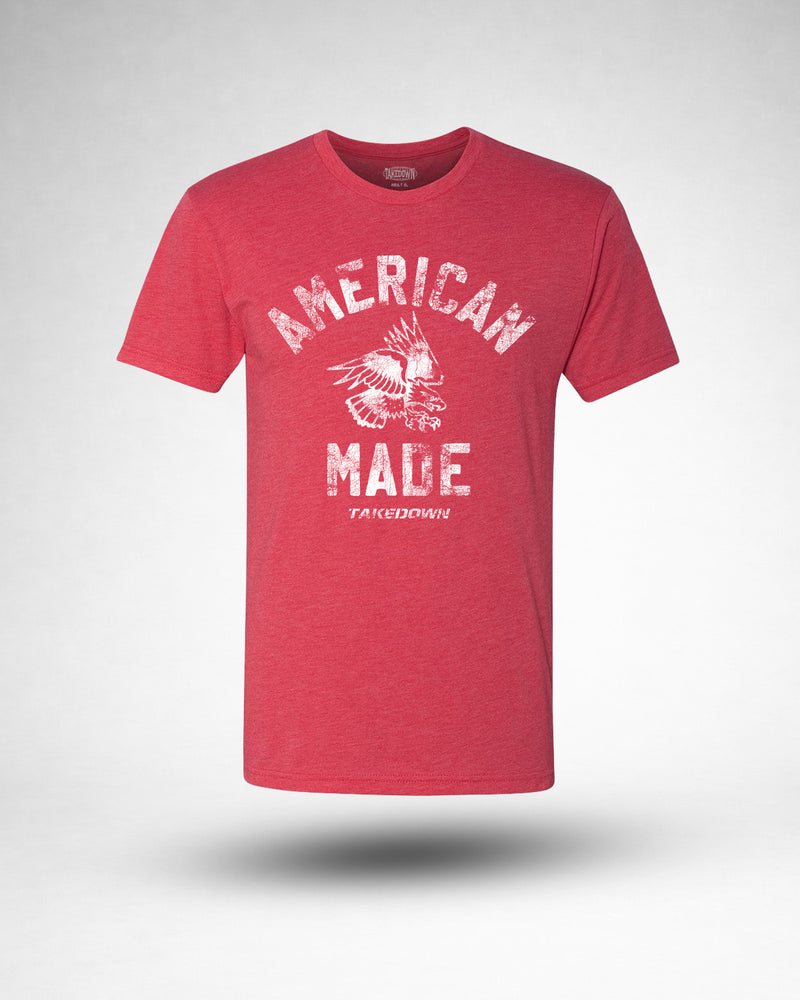 ”American Made” Daily Grind Tee - Vintage Red
