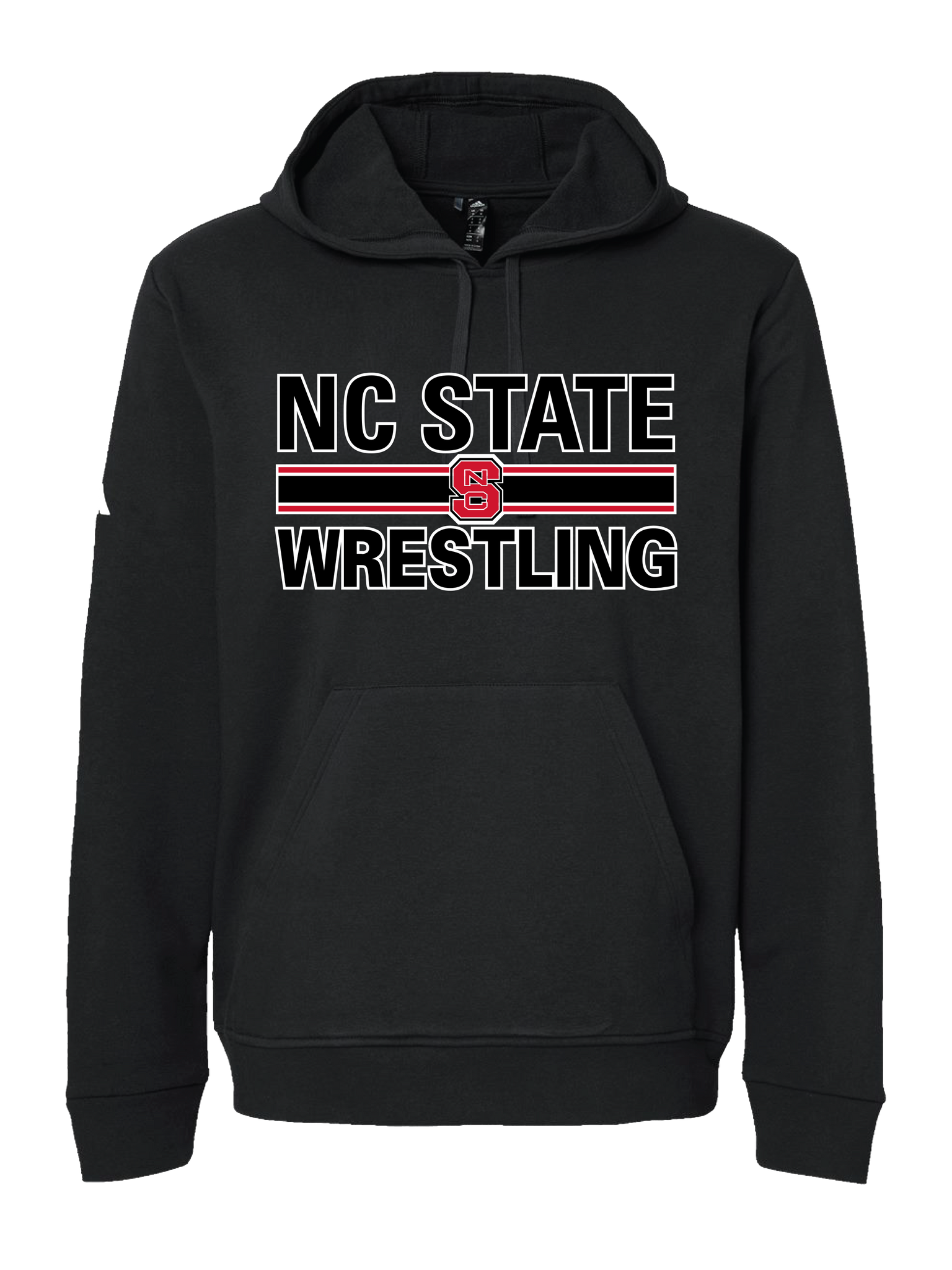 Adidas NC State Wrestling Hoodie - Black