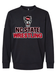 Adidas NC State Wrestling Crewneck - Black