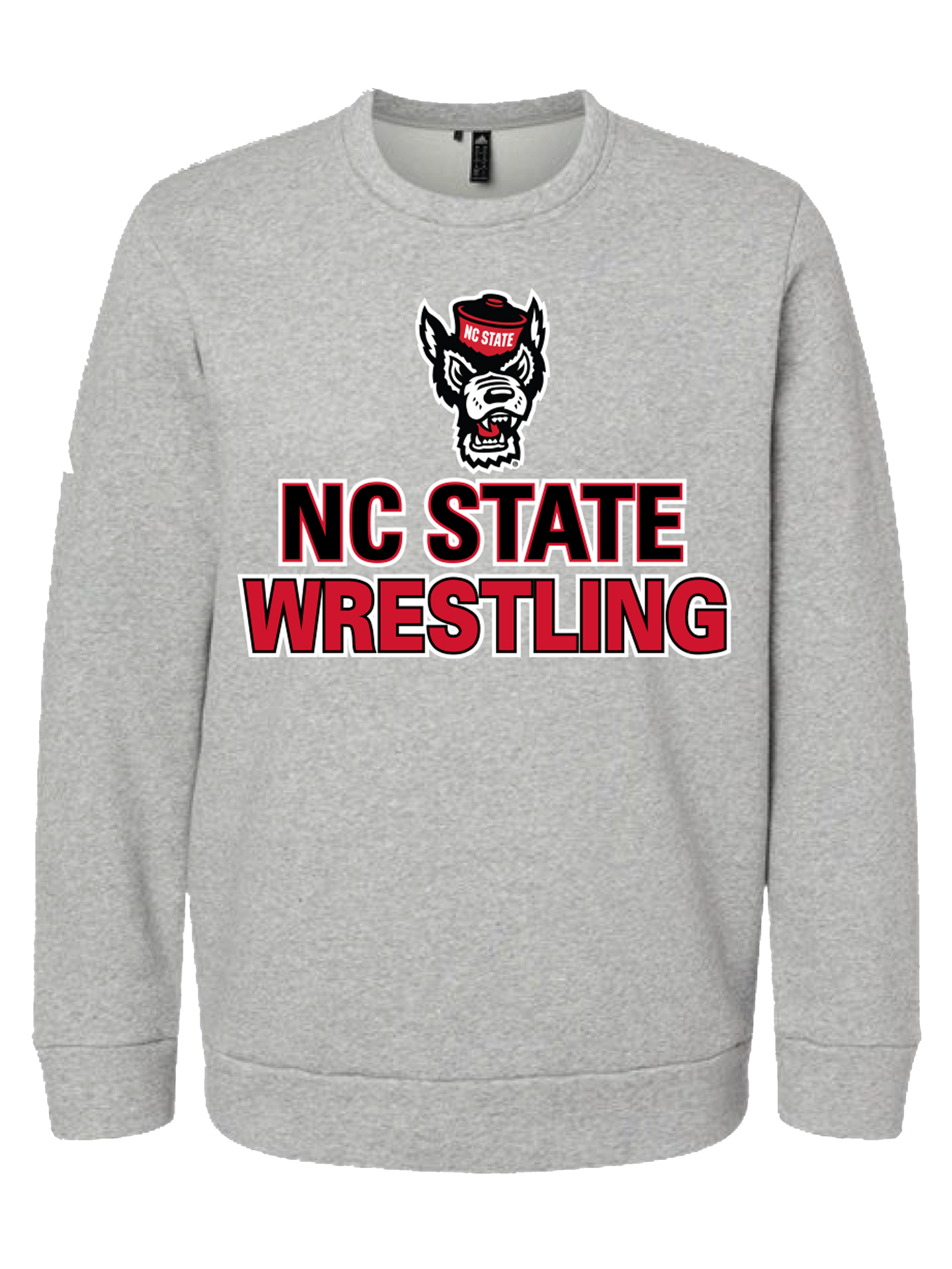 Adidas NC State Wrestling Crewneck - Grey