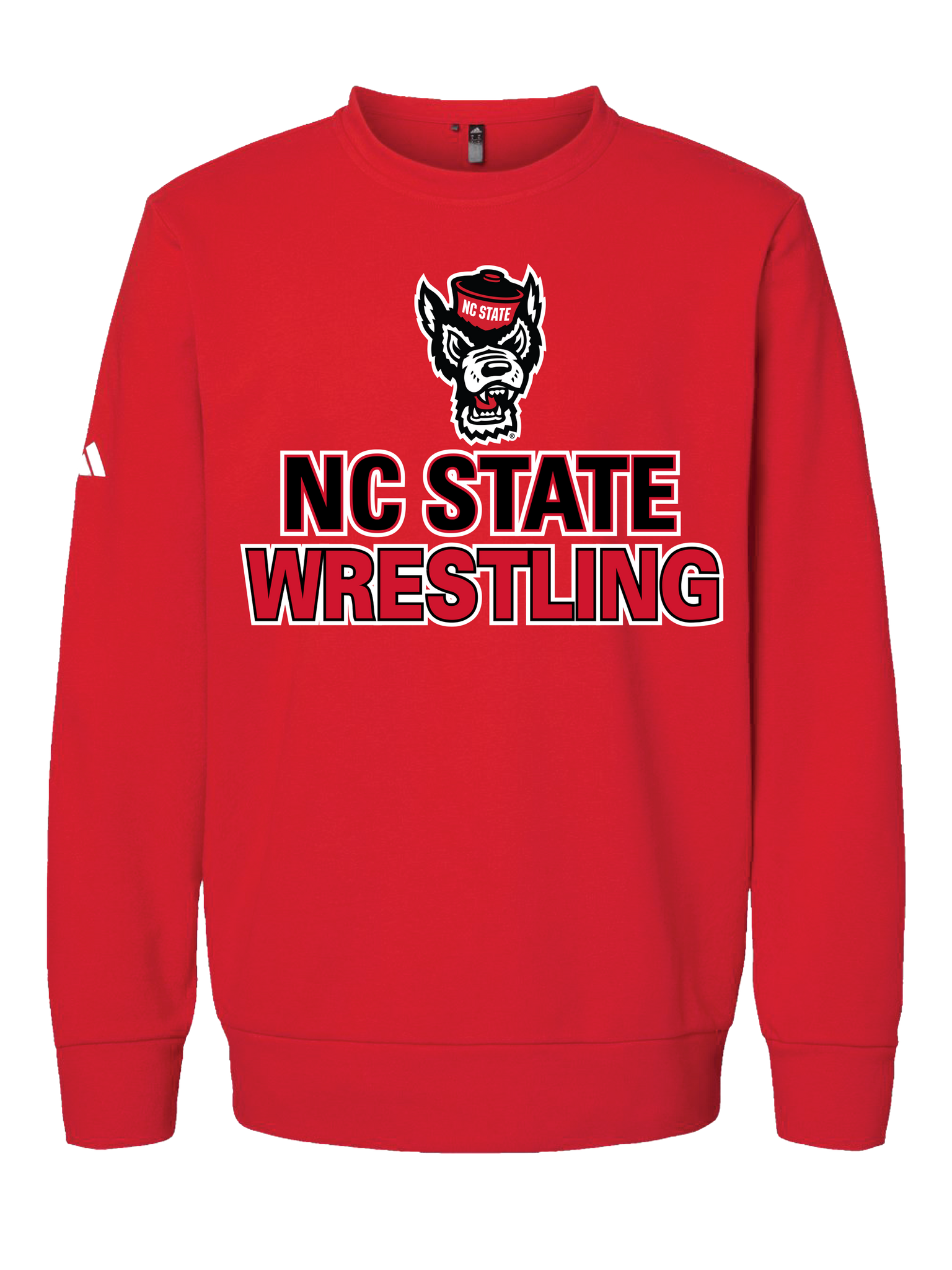 Adidas NC State Wrestling Crewneck - Red