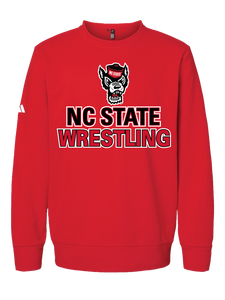 Adidas NC State Wrestling Crewneck - Red