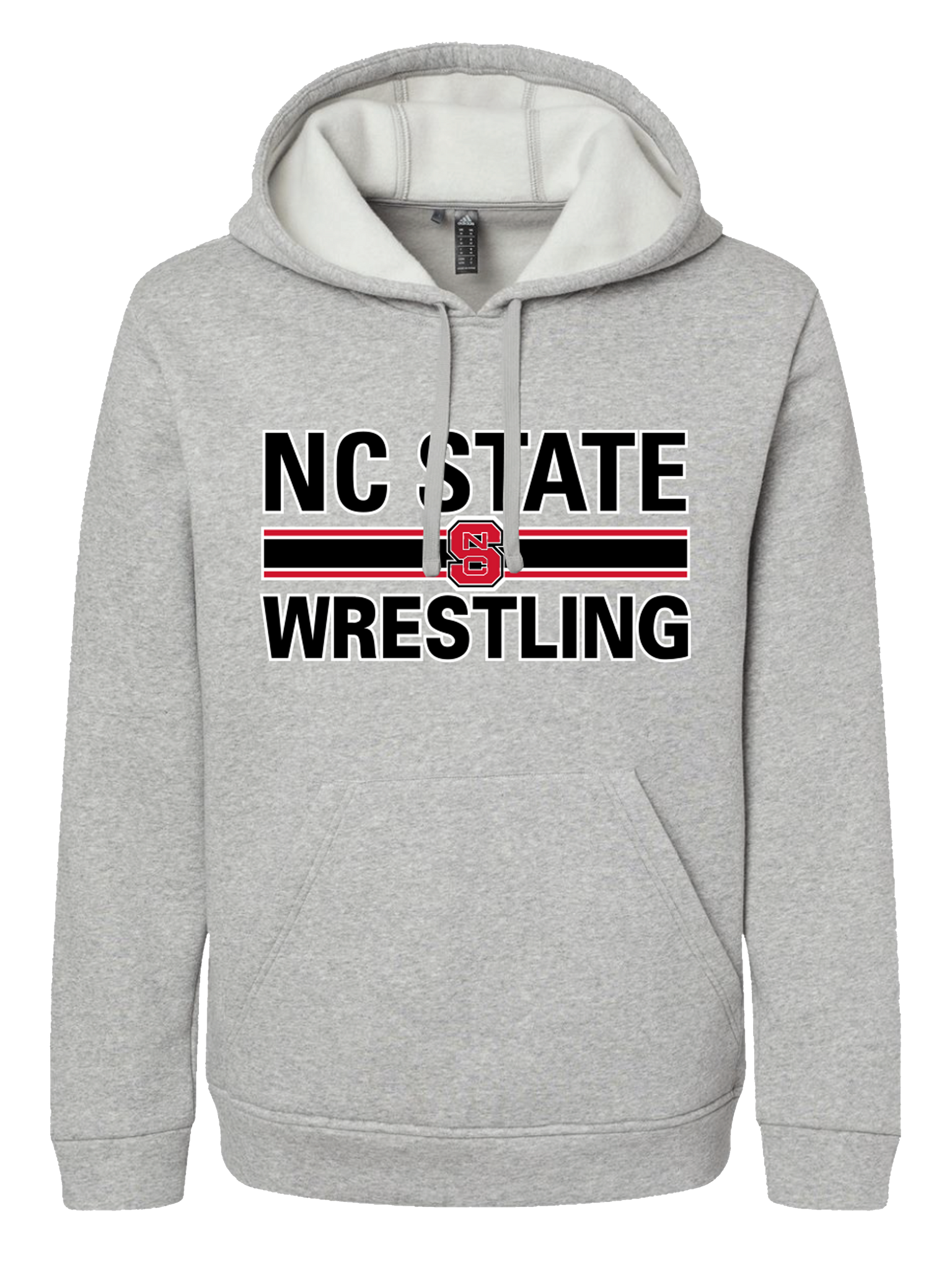 Adidas NC State Wrestling Hoodie - Grey