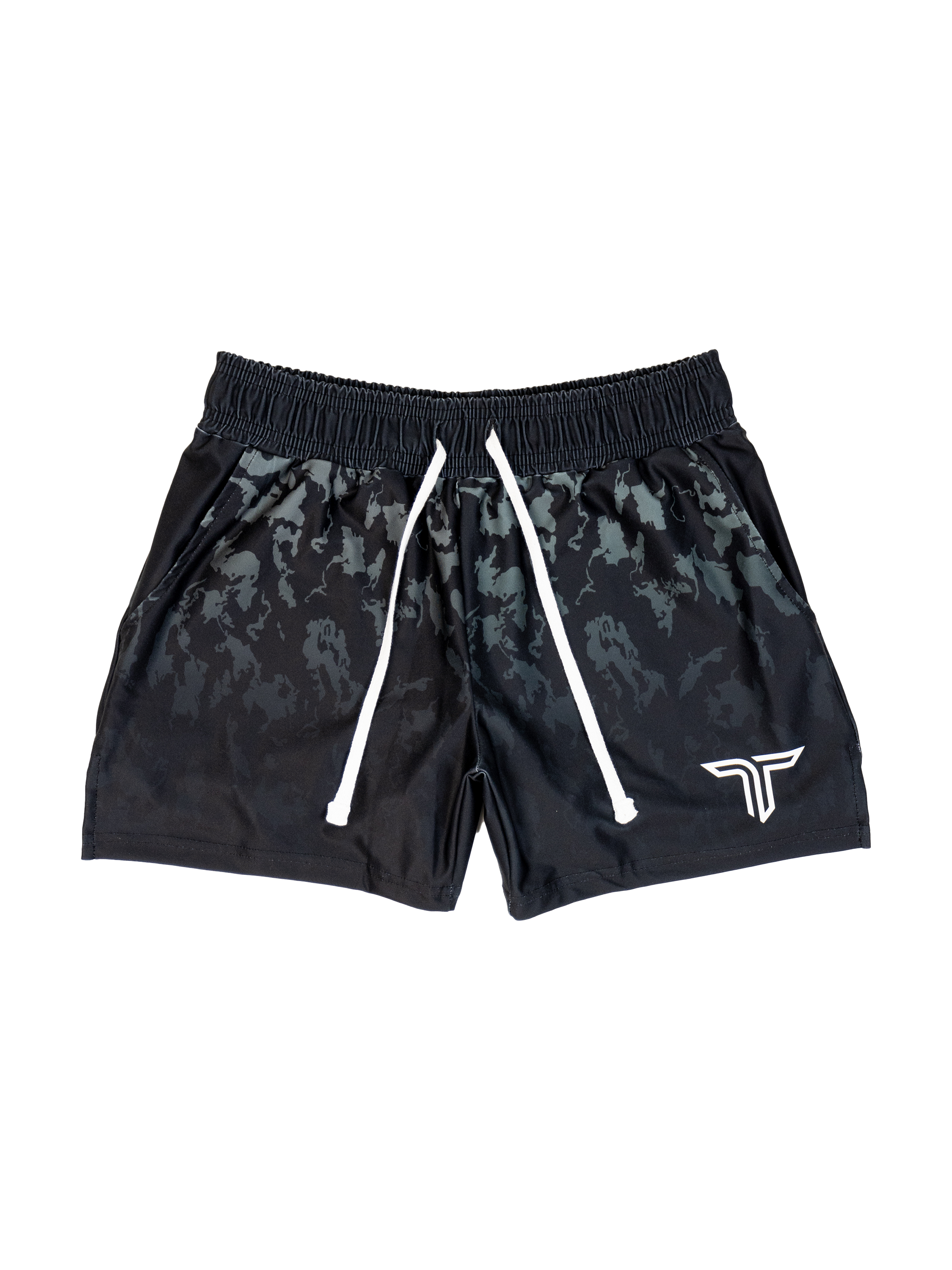 Particle Camo Gym Shorts - Onyx (5