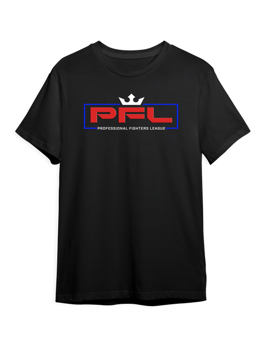 PFL Red Logo T-Shirt - Black