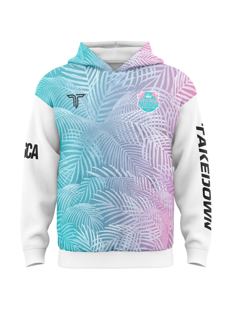 Youth 2026 NHSCA Nationals Performance Hoodie - Pink/Blue *PREORDER*