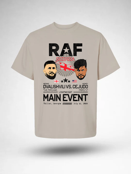 RAF Georgia Main Event Oversized Tee - Sand