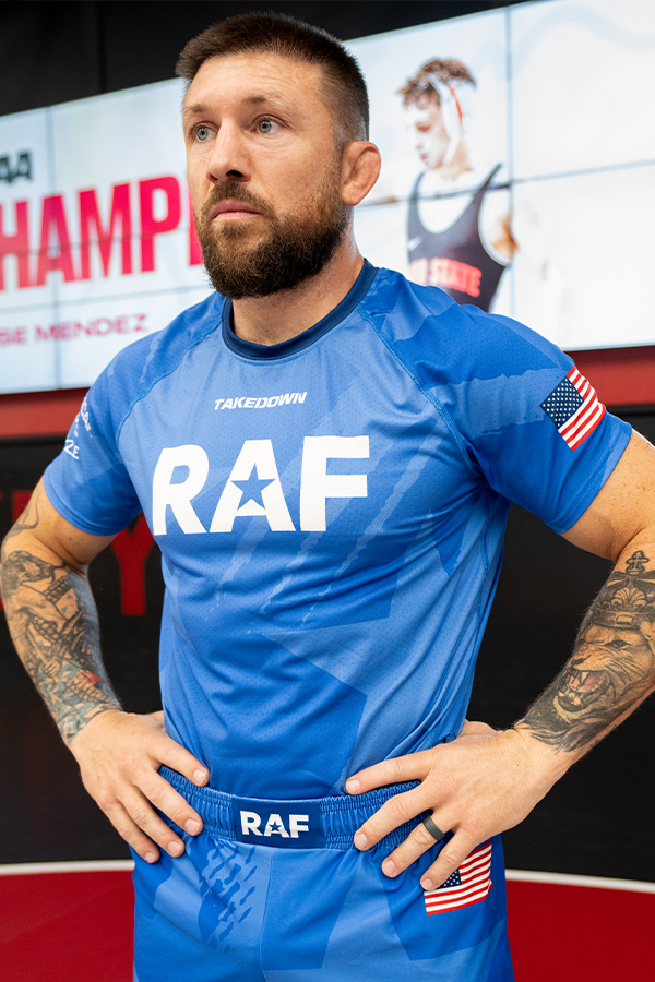 Real American Freestyle Short-Sleeve Raglan - Blue