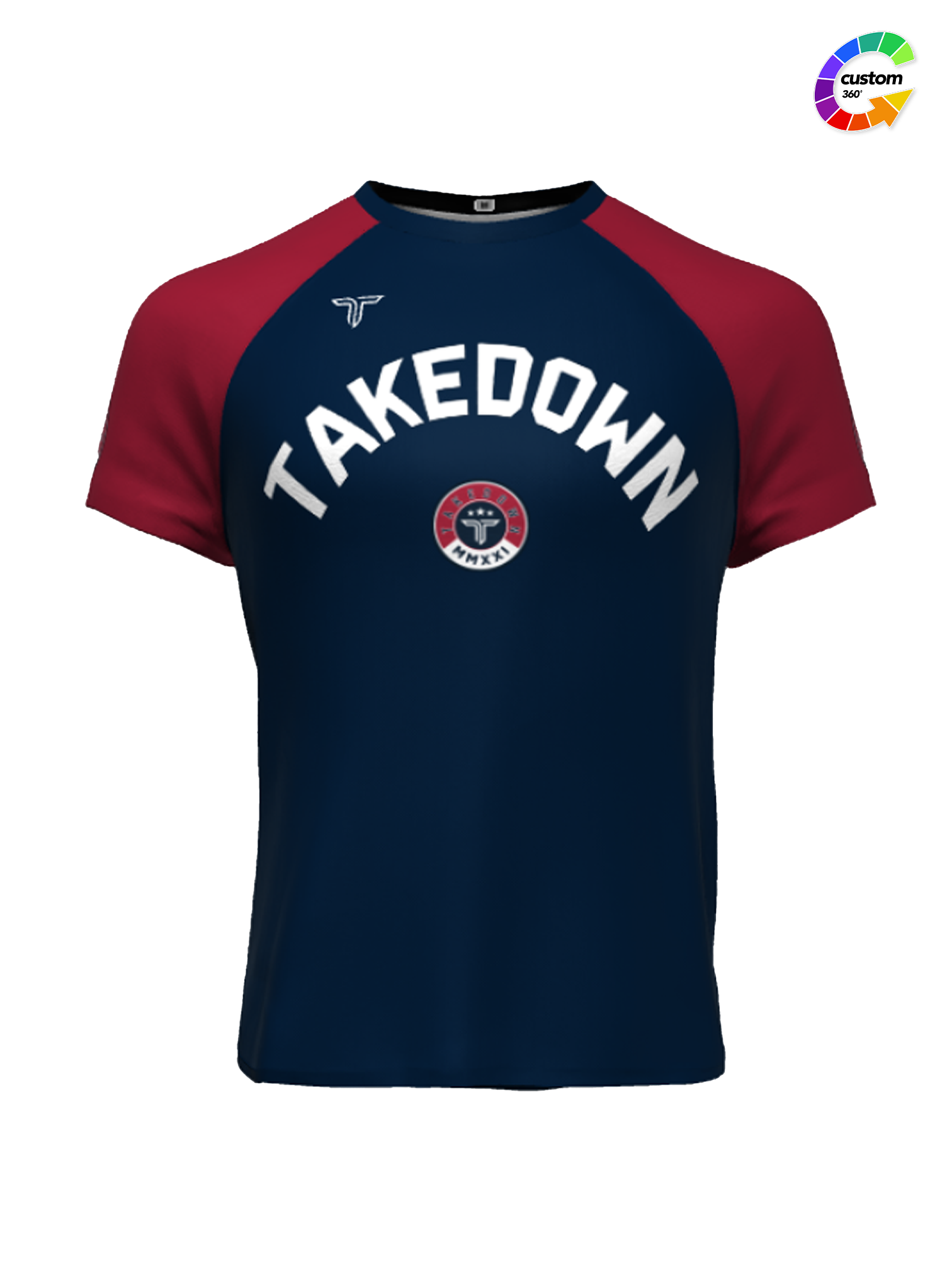TD-RGL-002 360° Custom Raglan T-Shirt