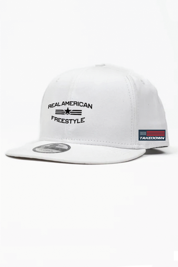 Real American Freestyle New Era Snapback - White/Black