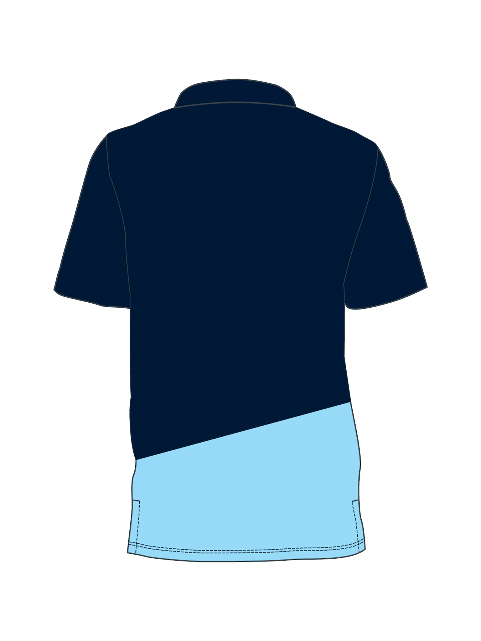 South River Youth Athletics Split Stripe Polo