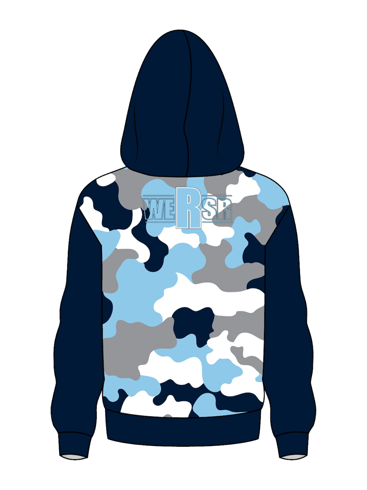 South River Youth Athletics Hoodie - Blue Camo
