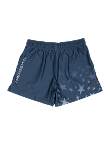Gym Star Gym Shorts - Navy (5"&7" Inseam)