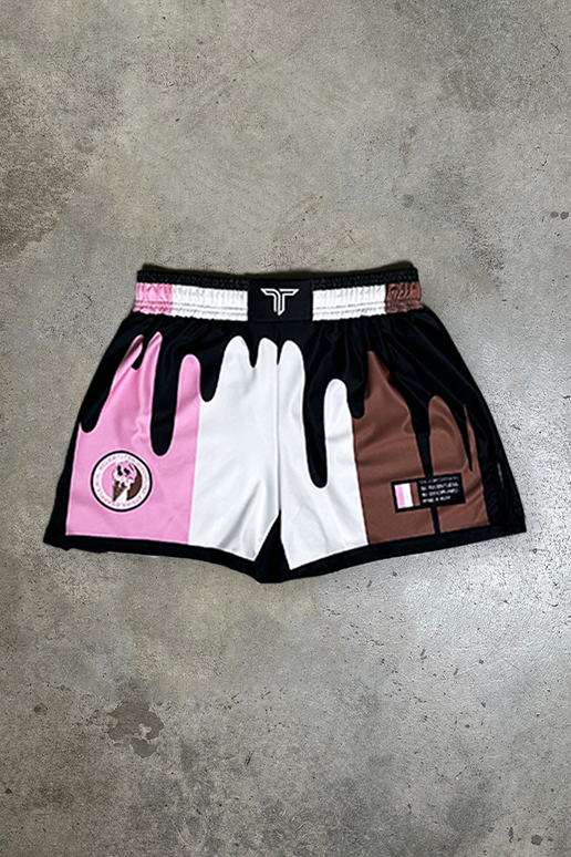 Neapolitan Nightmare Fight Shorts (5” Inseam) *PREORDER*