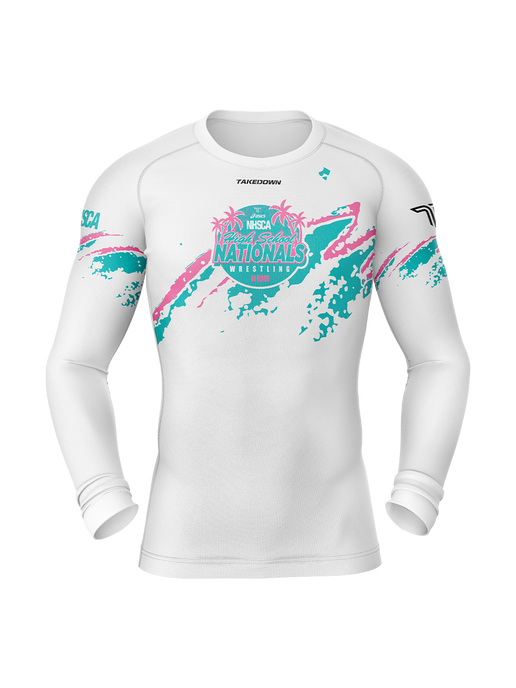 2026 NHSCA Nationals Long Sleeve Raglan - White *PREORDER*