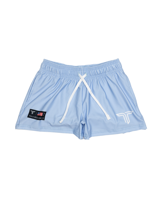 Carolina Blue Core Women's Gym Shorts (3” Inseam)