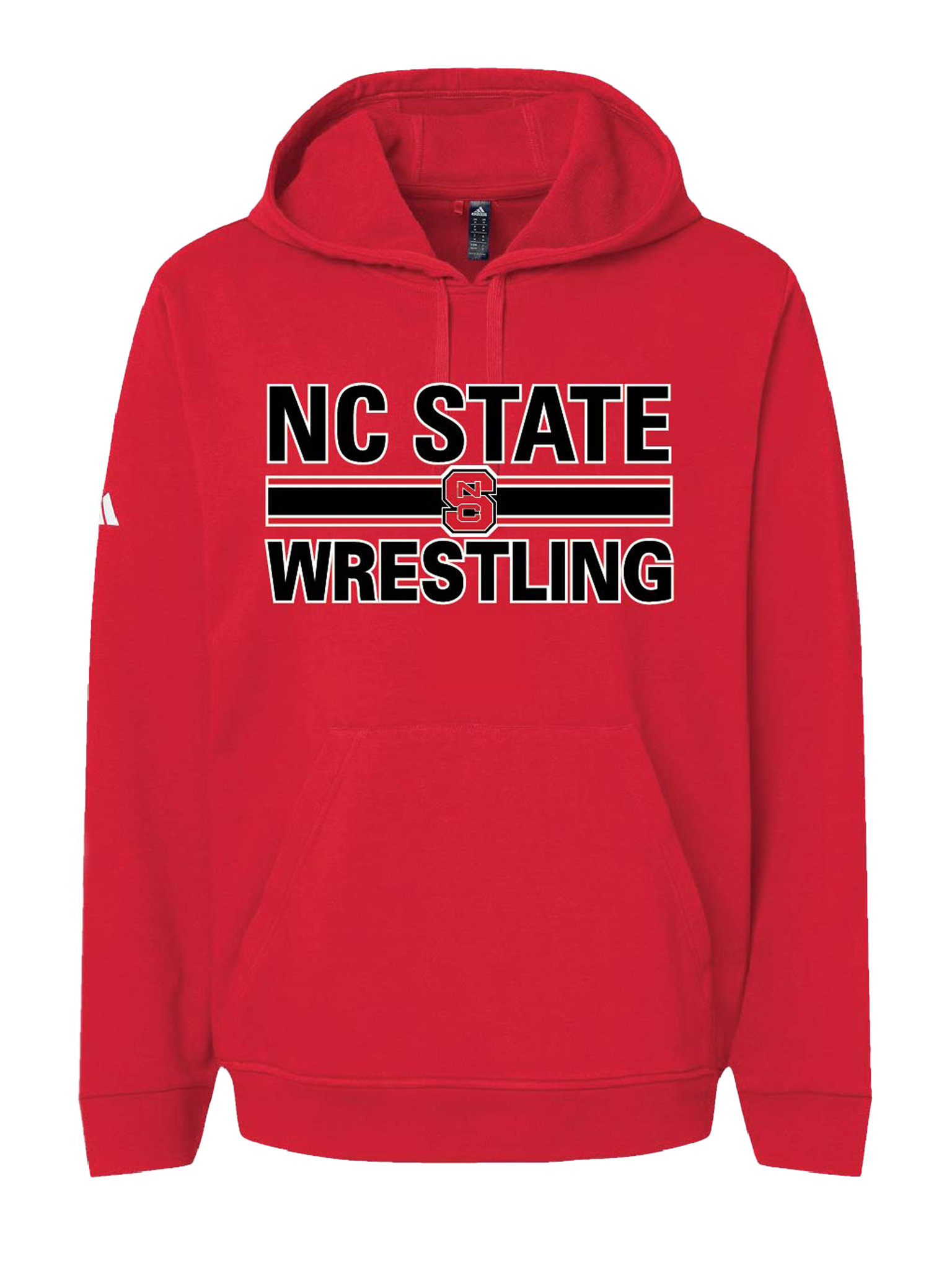 Adidas NC State Wrestling Hoodie - Red