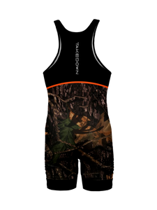 Hunter Camo Wrestling Singlet