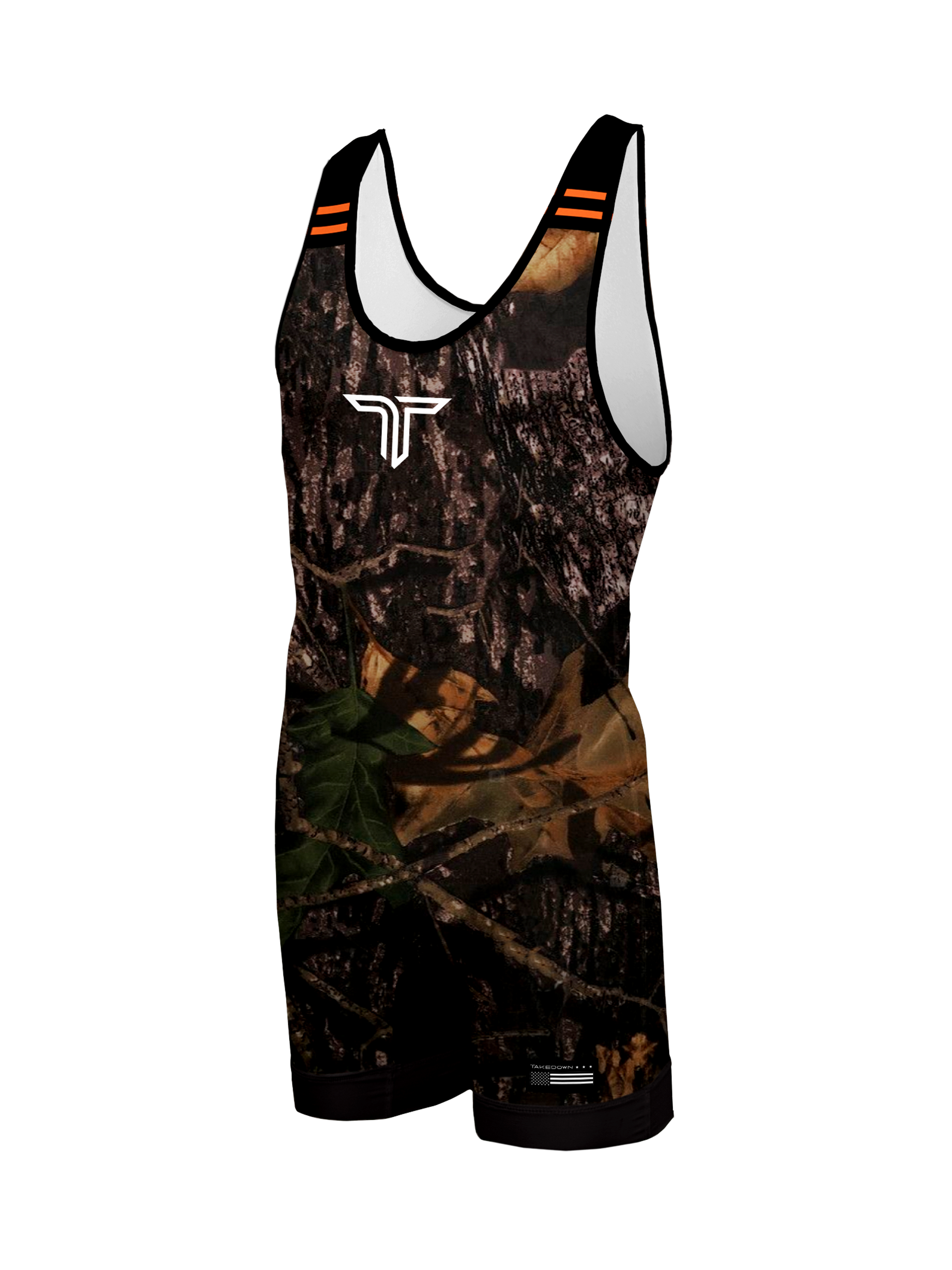 Hunter Camo Wrestling Singlet