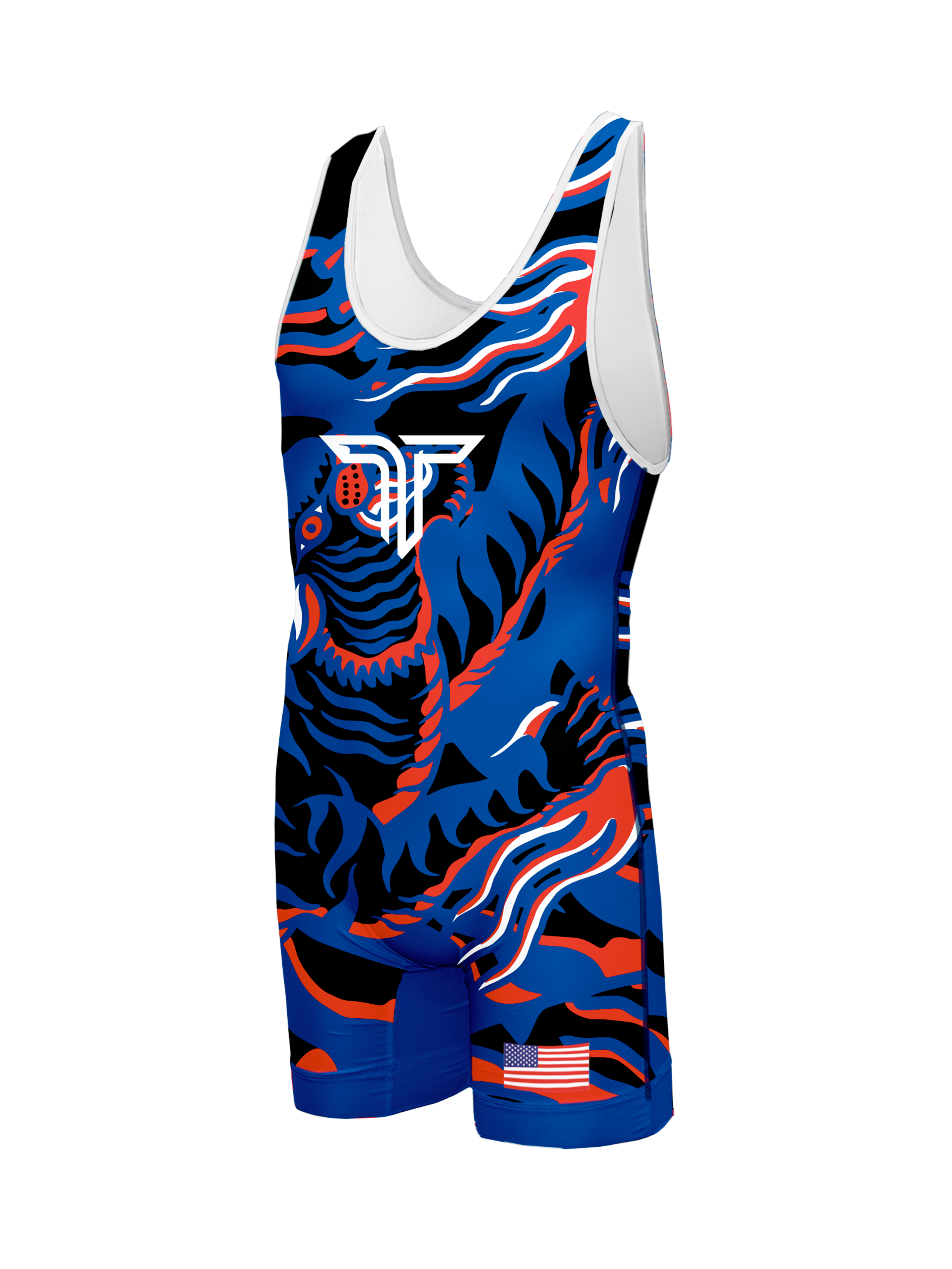 USA Tigers Wrestling Singlet