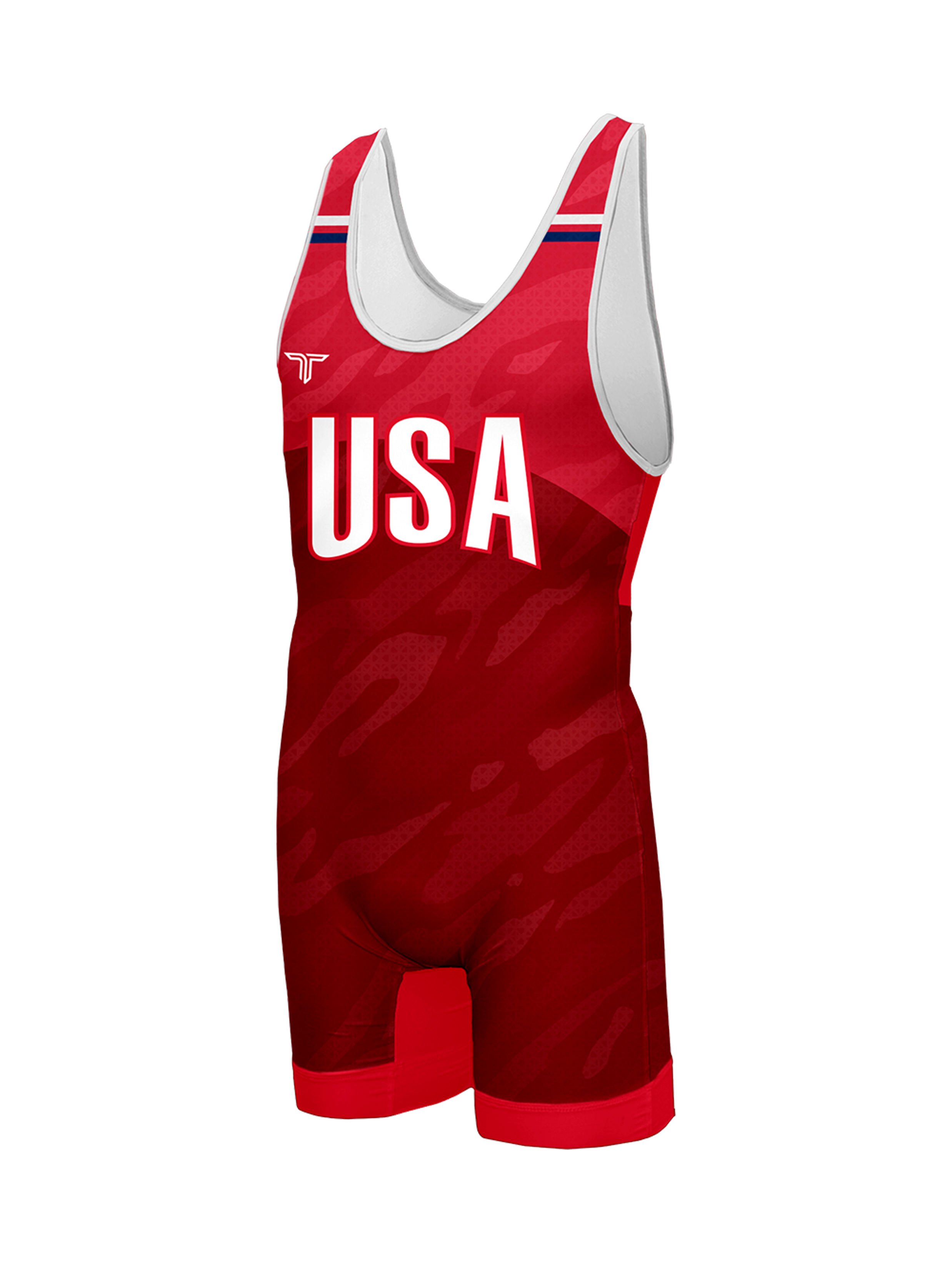 USA Ghost Camo Wrestling Singlet
