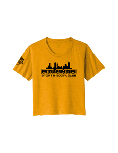 Atlanta Sport & Social Club Cropped T Shirt - Gold