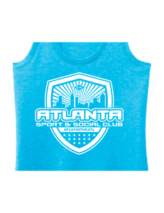 Atlanta Sport & Social Club Women's Racerback Tank - Teal