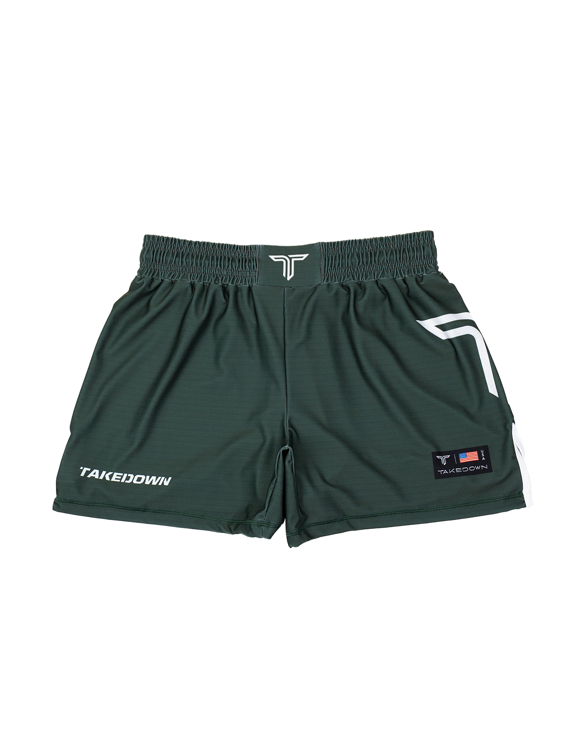 Battle Green Core Fight Shorts (5