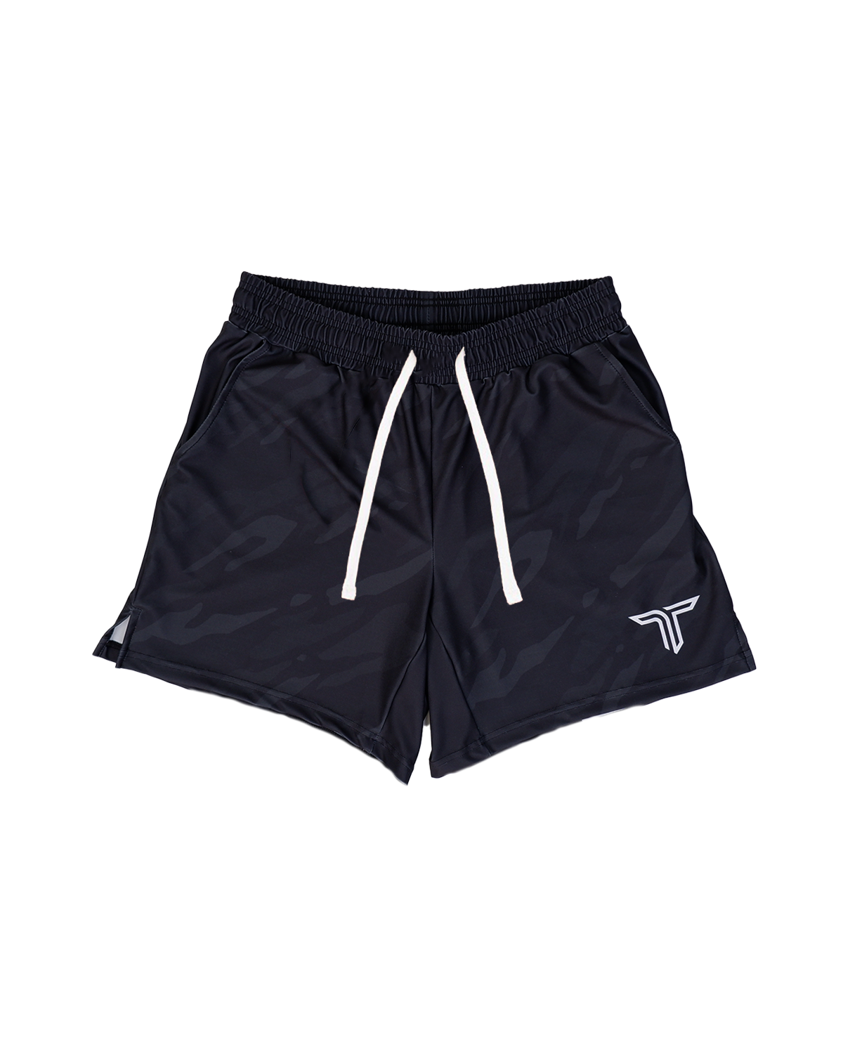 Black Ghost Camo Gym Shorts (5