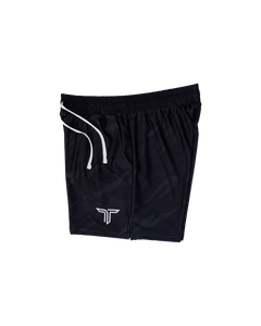 Black Ghost Camo Gym Shorts (5"&7" Inseam)