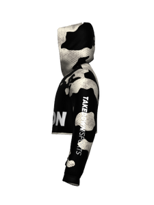 TD-CRPHD-008 360° Custom Cropped Hoodie