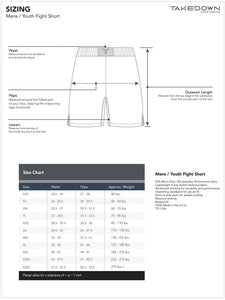 TD-FS-003 360° Custom Fight Shorts (5"&7“ Inseam)
